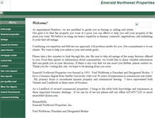 Tablet Screenshot of emeraldnwproperties.com